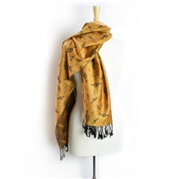 Scarf: Pashmina - Various Colors with Treble Clefs