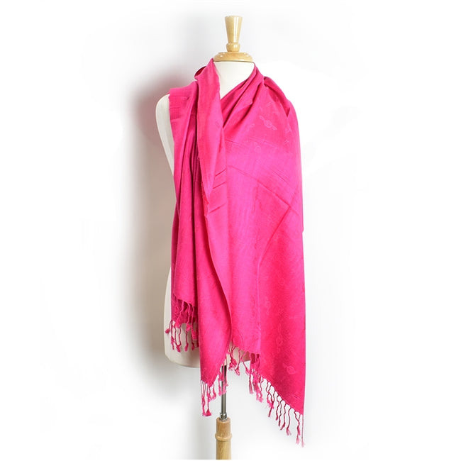 Scarf: Pashmina - Various Colors with Treble Clefs