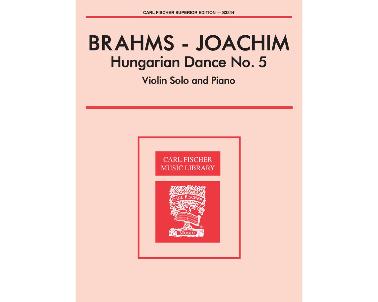 Brahms Hungarian Dance No 5 for Violin & Piano