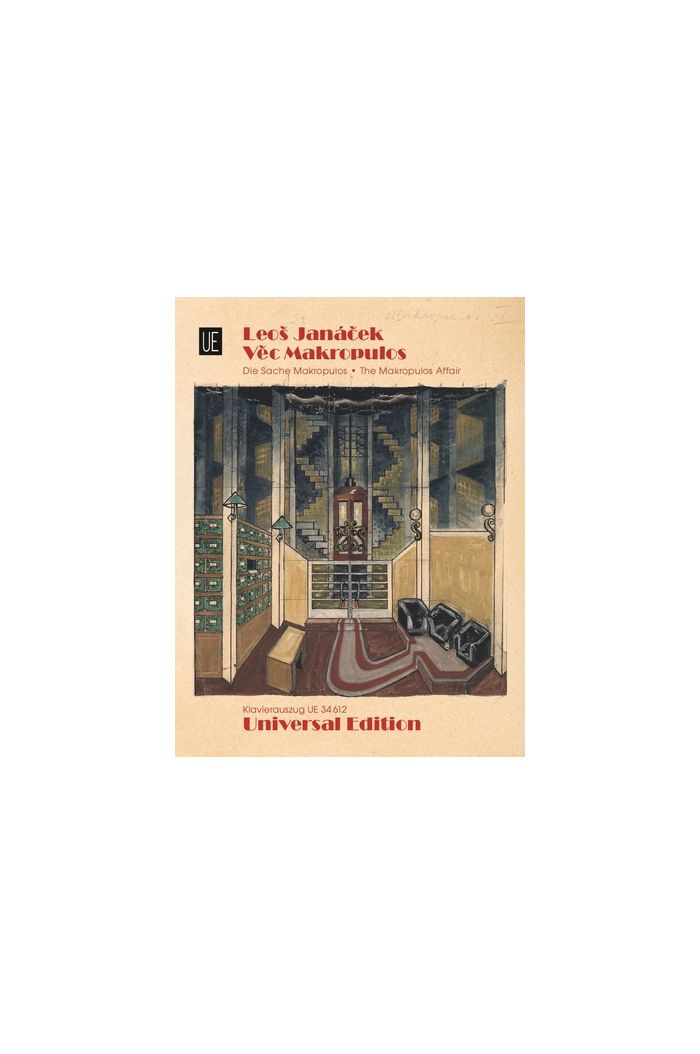 Janacek The Makropulos Affair Vocal Score