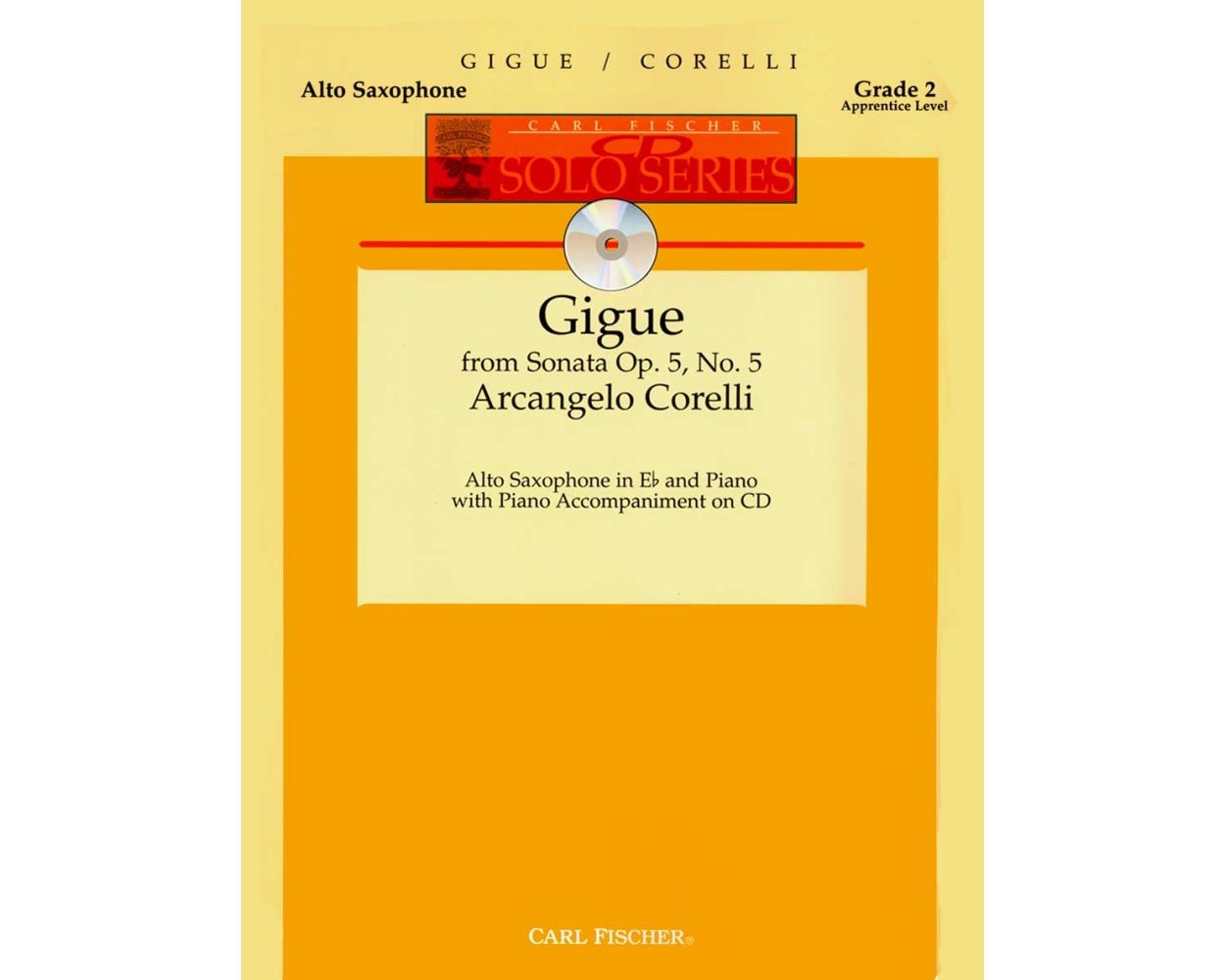 Corelli: Gigue from Opus 5, No 5 for Alto Saxophone