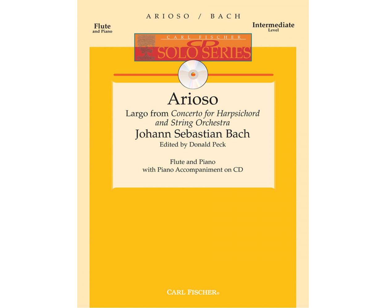 Bach Arioso for Flute and Piano with CD Accompaniment