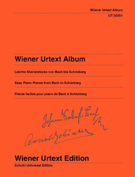 Vienna Urtext Album Easy Piano Pieces from Bach to Schoenberg