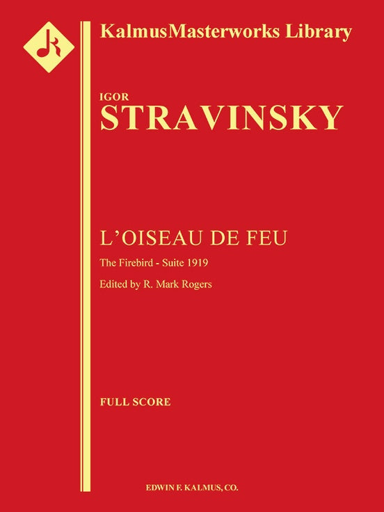 Stravinsky Firebird Suite 1919