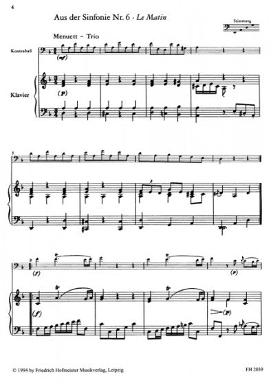 Haydn Solos from Symphonies