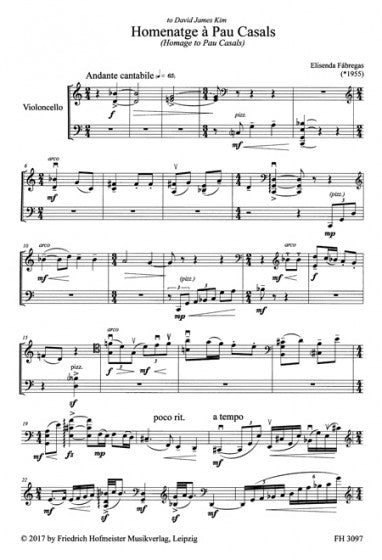 Fabregas Homage to Pau Casals