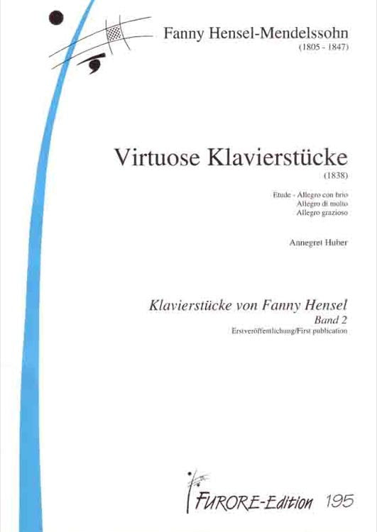 Fanny Hensel Mendelssohn Virtuoso Piano Pieces V 2