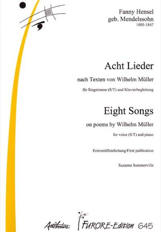 Fanny Hensel Mendelssohn Eight Lieder