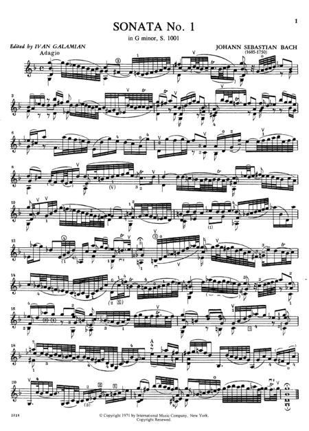 Bach 6 Sonatas and Partitas for Violin