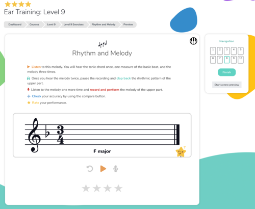 Four Star Sight Reading and Ear Tests Level 9