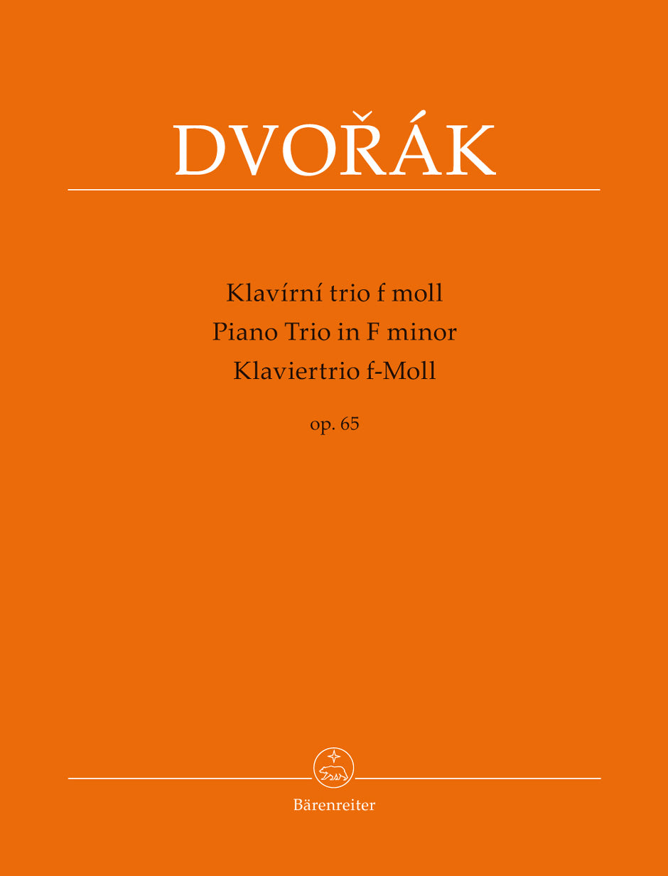 Dvorak Piano Trio in f minor Opus 65