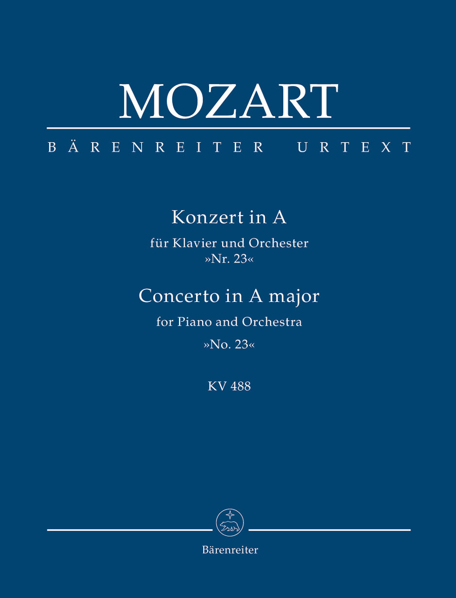 Mozart Concerto for Piano and Orchestra No. 23 A major K. 488