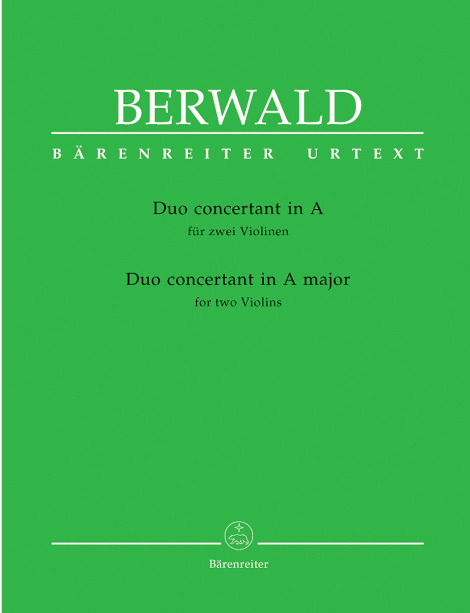 Berwald Duo concertant for Two Violins A major