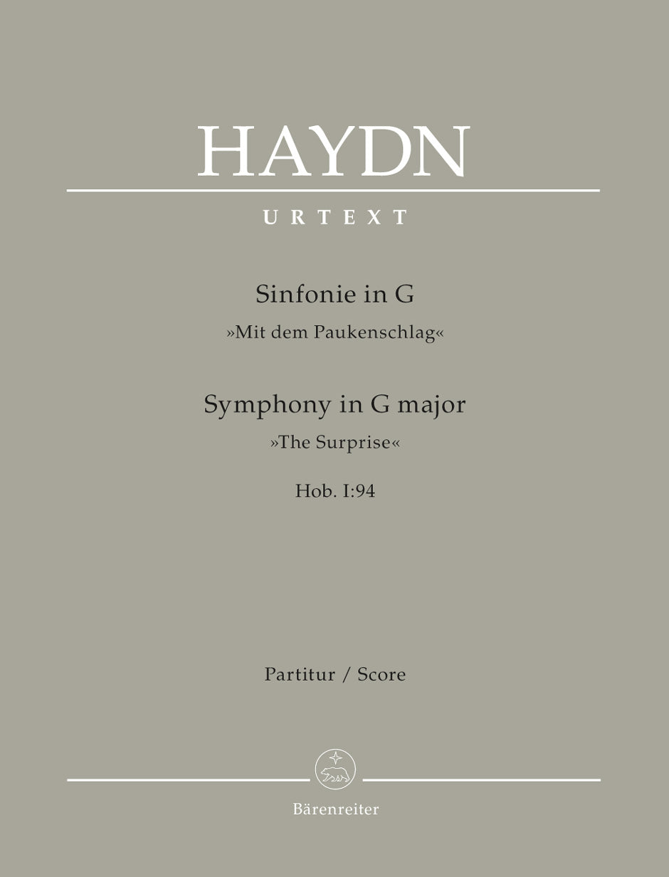 Haydn Symphony Nr. 94 G major Hob. I:94 Haydn Symphony Nr. 94 G major Hob. I:94