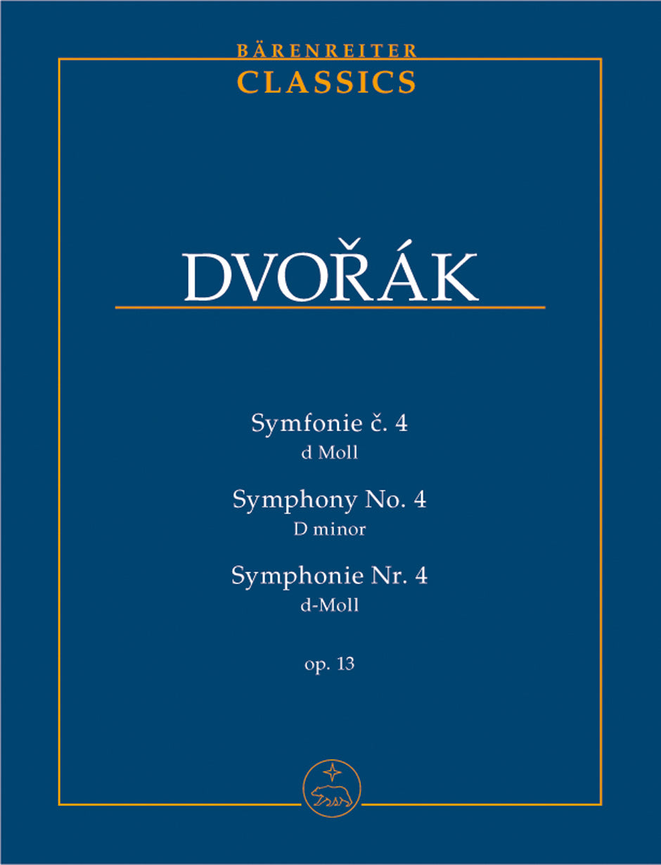 Dvořák: Symphonie Nr. 4 d-Moll, op. 13 (Study Score) O/P
