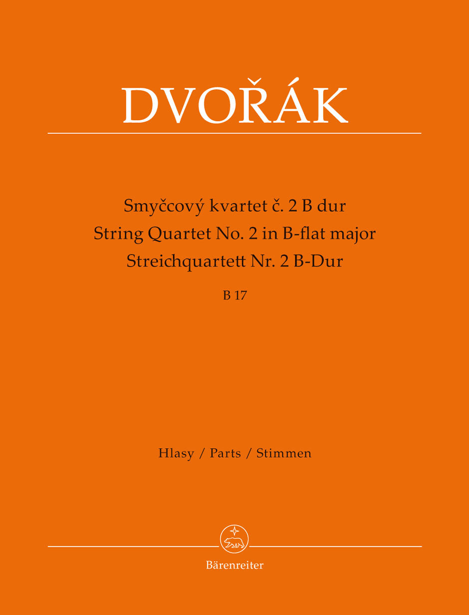 Dvorak String Quartet No 2 in B flat major