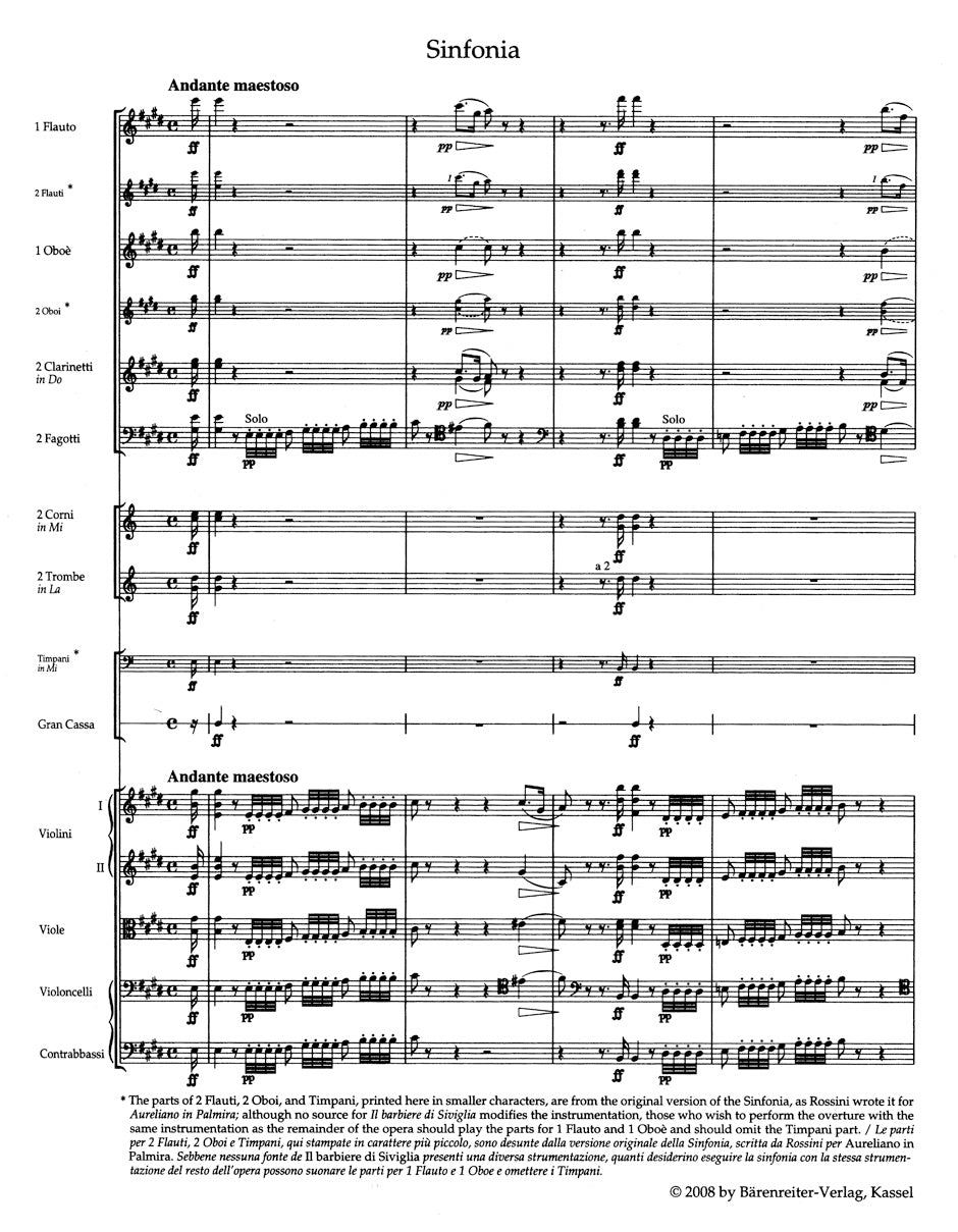 Rossini The Barber of Seville