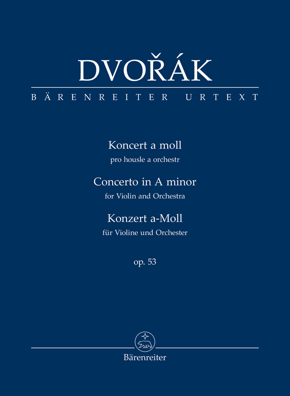 Dvorak Concerto for Violin and Orchestra A minor op. 53