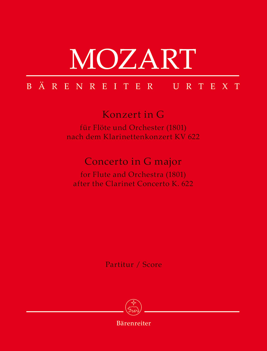 Mozart Concerto for Flute and Orchestra G major (1801) -In an arrangement by A. E. Müller after the Clarinet Concerto K. 622-