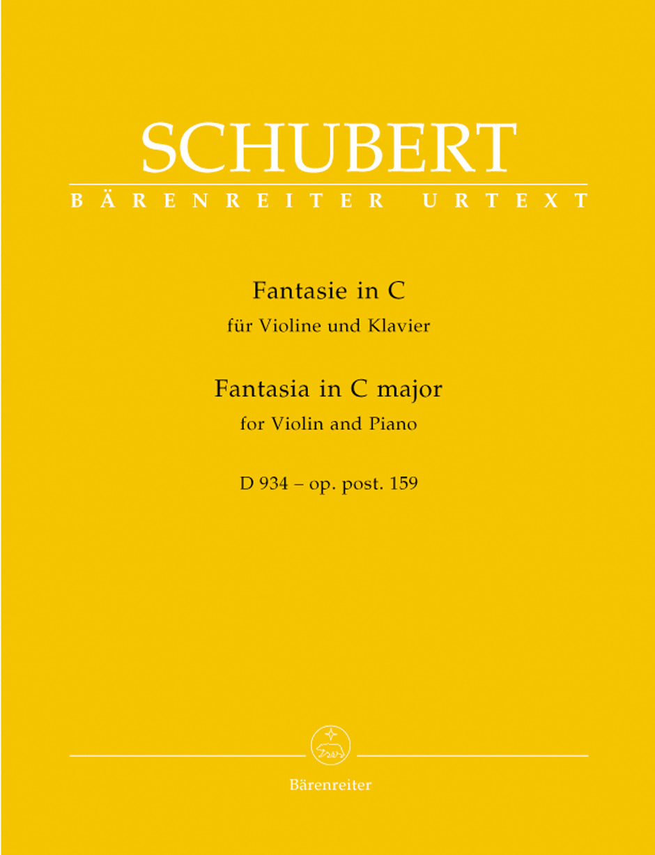 Schubert Fantasie for Violin and Piano C major op. post. 159 D 934