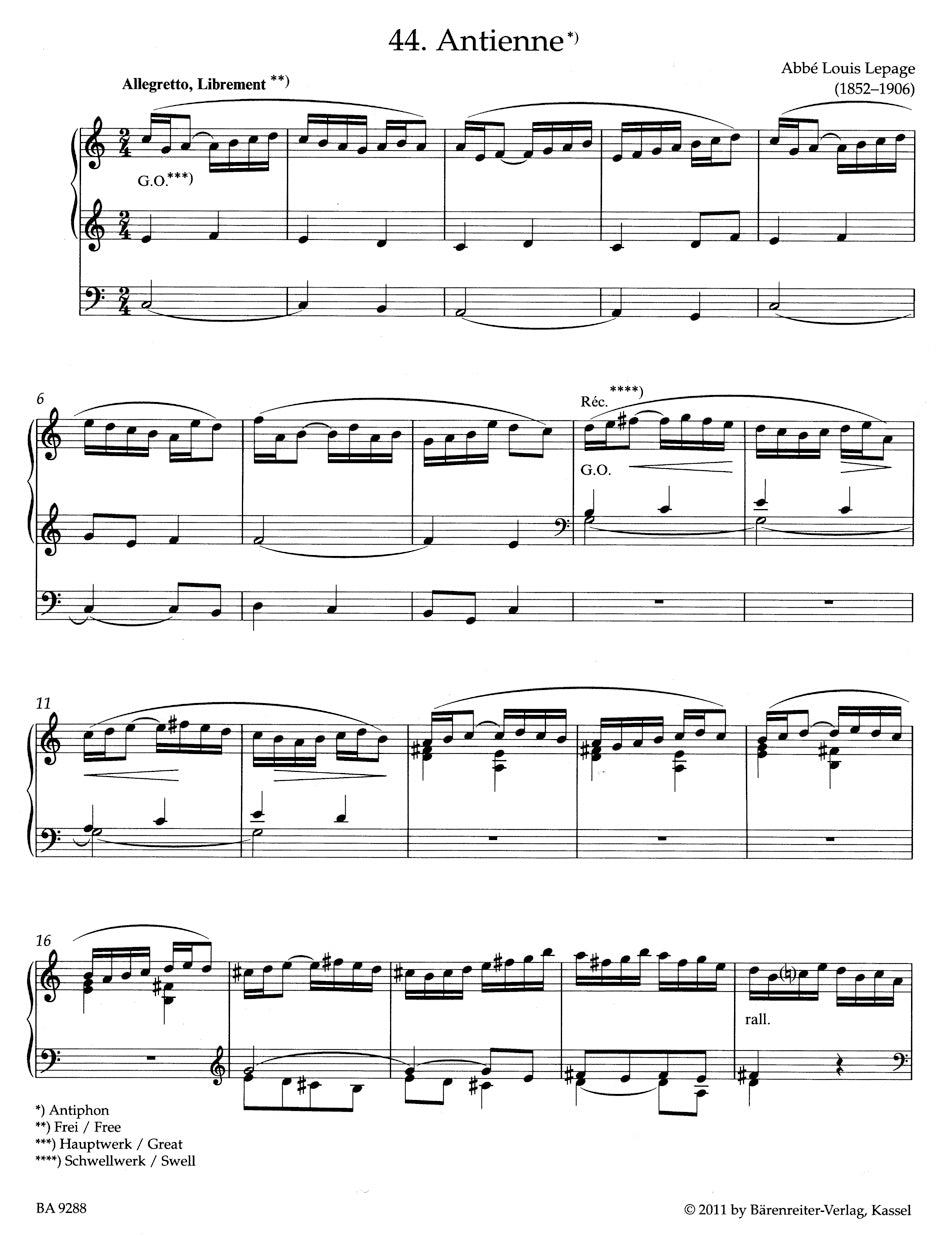 Sonntagsorgel, Volume II -Easy organ music for church services and teaching. Meditative Music - Pastorals-