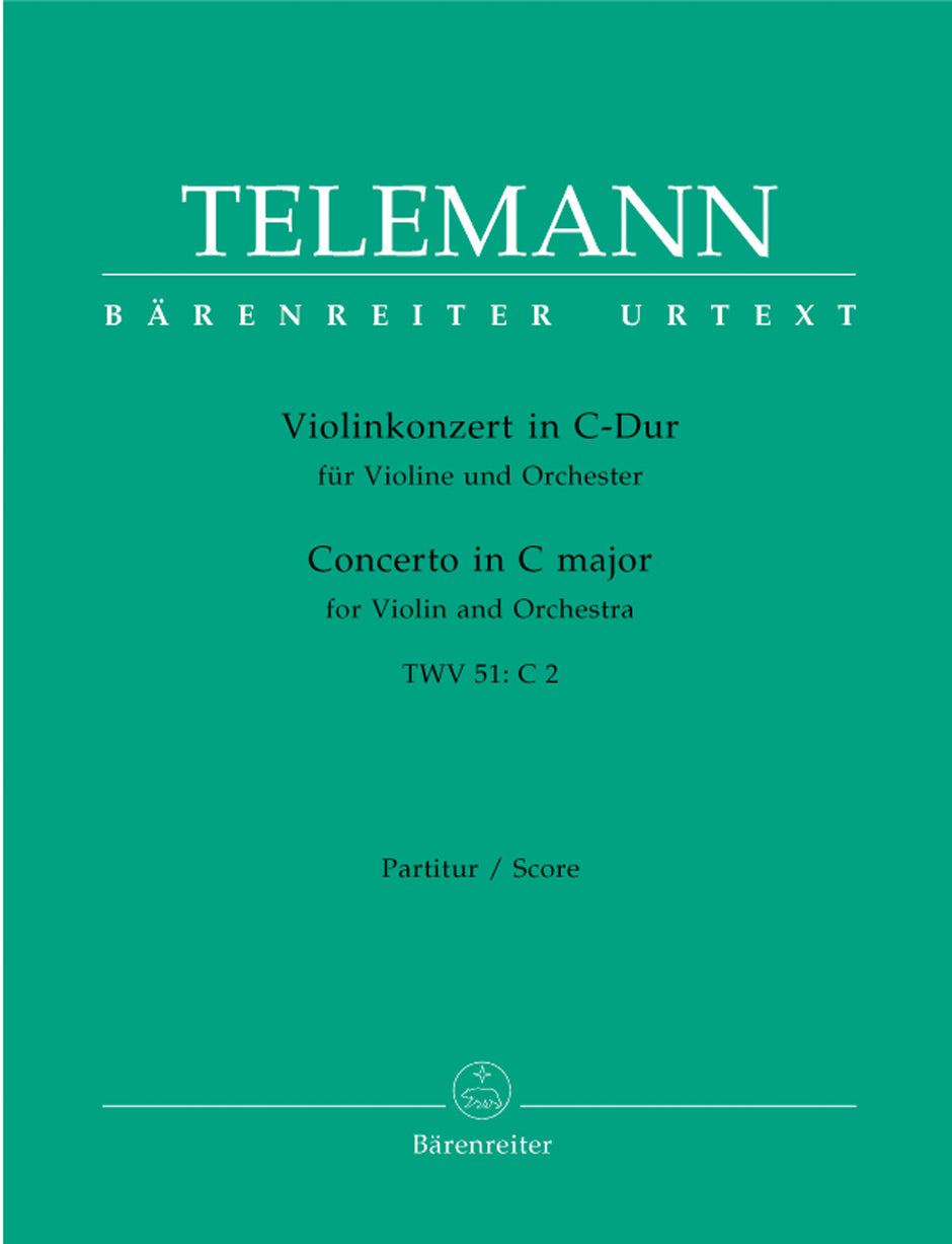 Telemann Concerto for Violin and Orchestra C major TWV 51:C2