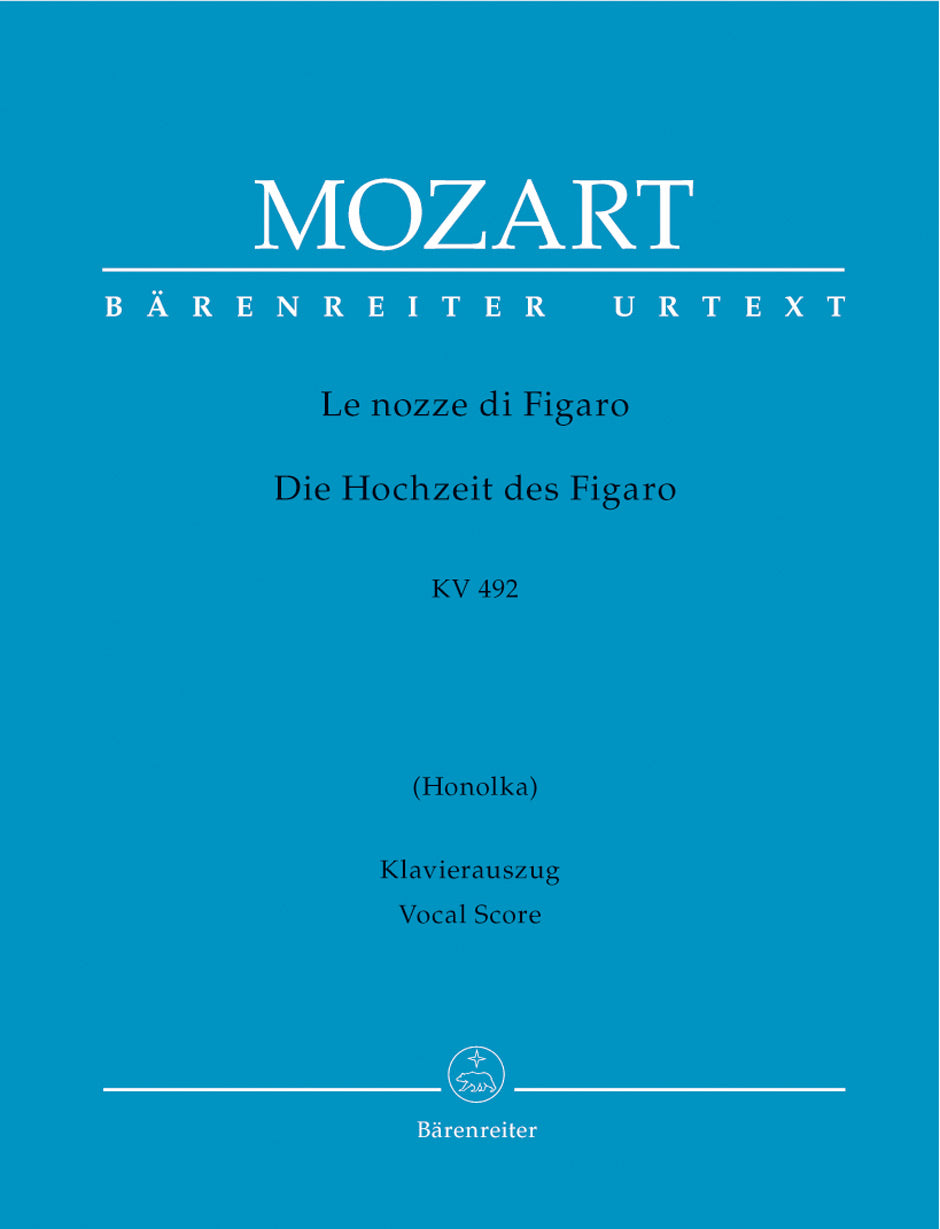 Mozart The Marriage of Figaro K 492 - softcover (Translation: Honolka)