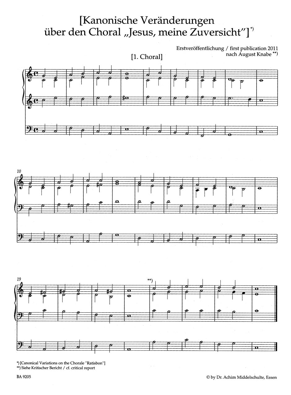 Middelschulte Original Compositions 5