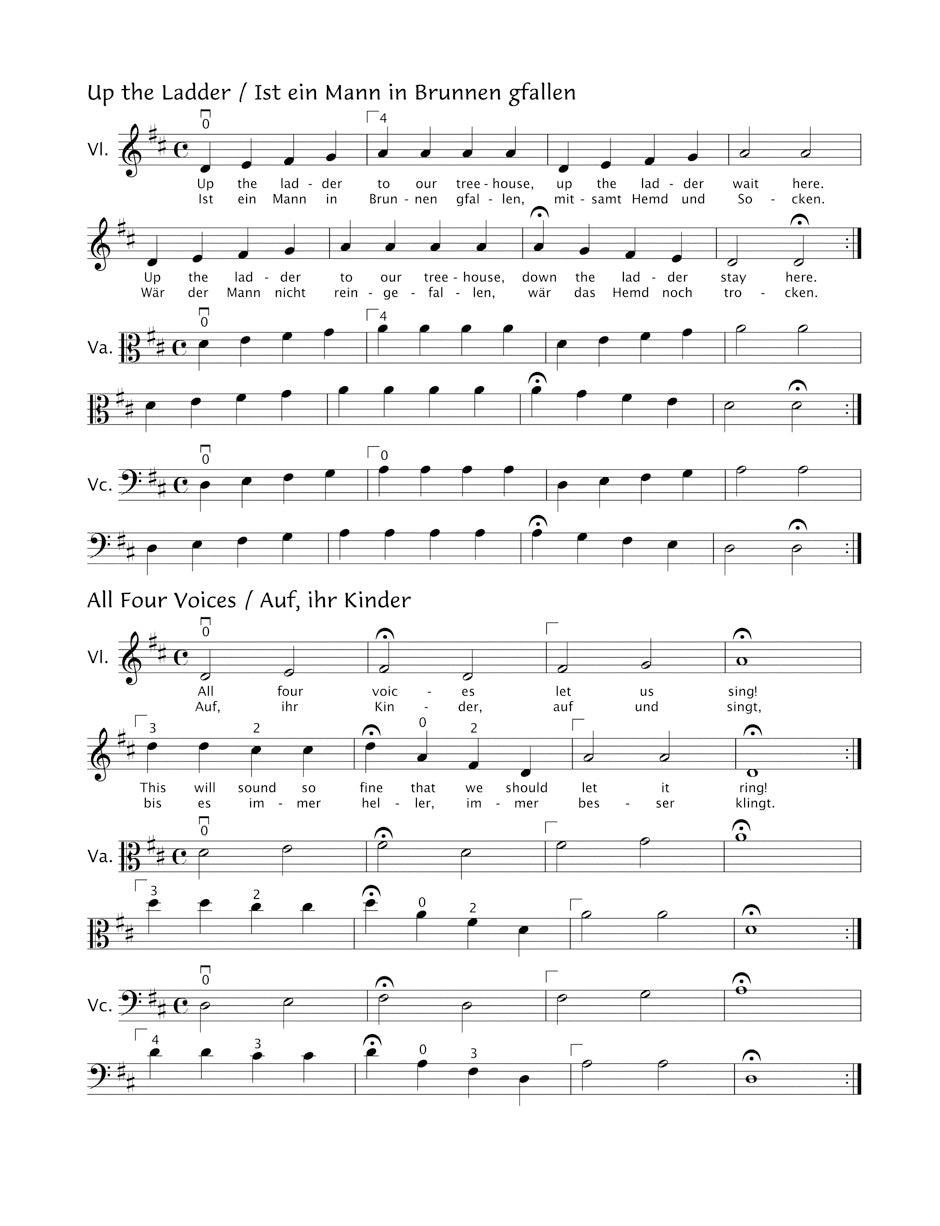 Sassmannshaus Early String Ensemble Playing / Früher Anfang im Streicherensemble