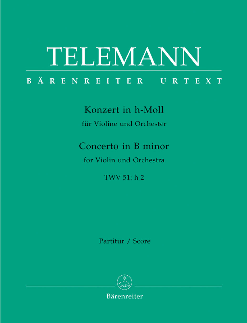 Telemann Concerto for Violin and Orchestra B minor TWV 51:h 2