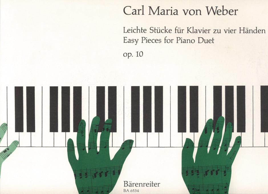 Weber Easy Pieces for Piano Duet Op. 10
