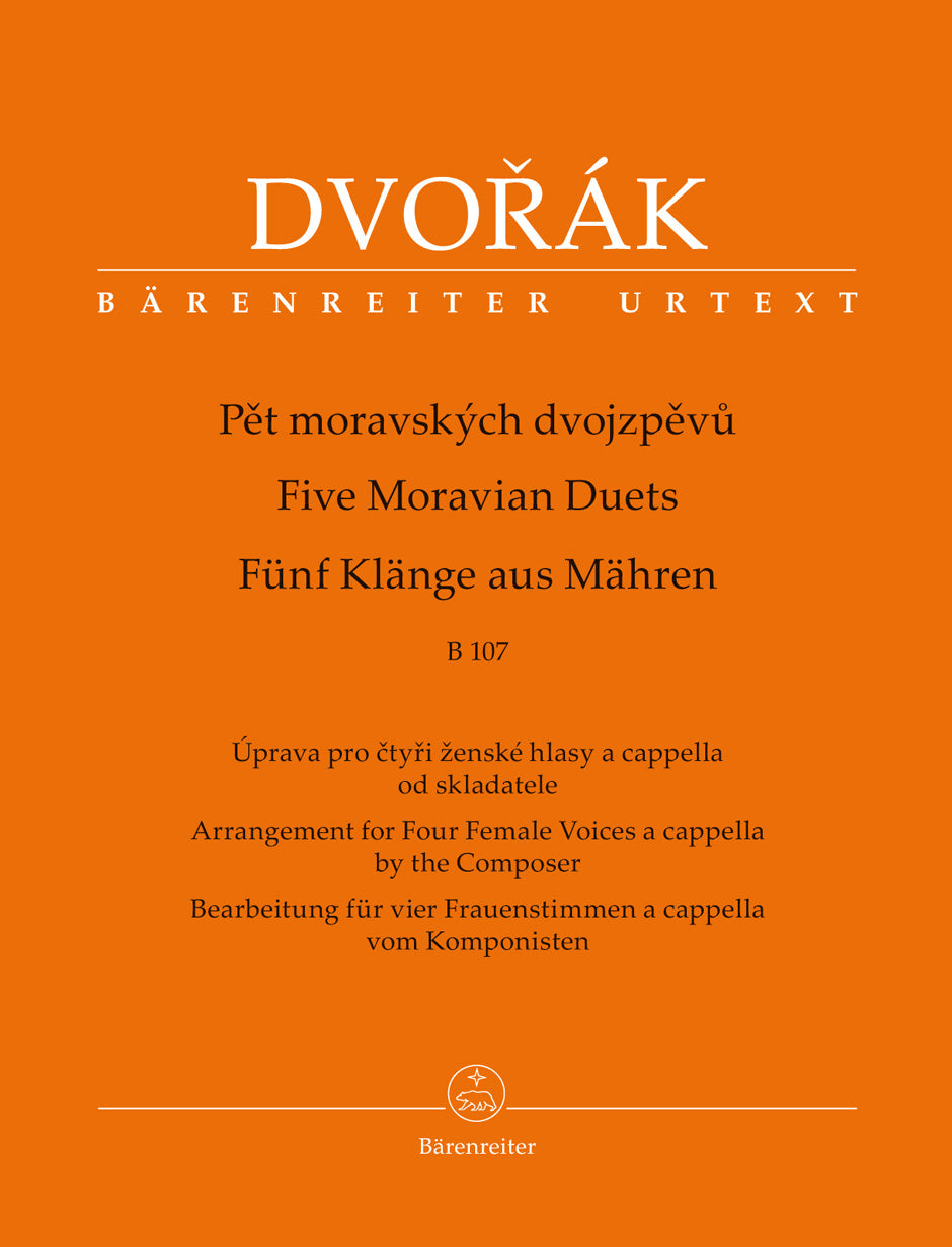 Dvorak Five Moravian Duets B107