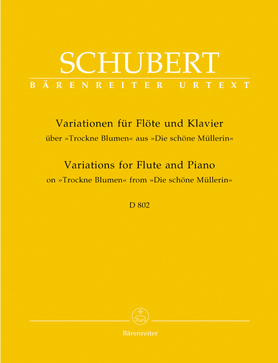 Schubert Variations on "Trockne Blumen" op. post.160 D 802 (aus "Die schöne Müllerin")