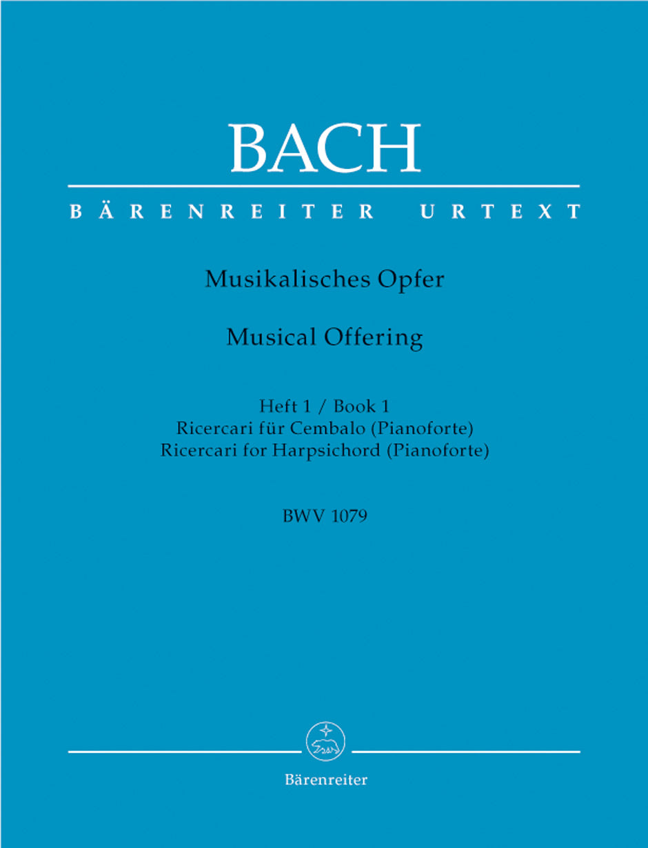 Bach Musical Offering C minor BWV 1079 -Volume 1: Ricercari for harpsichord (pianoforte)-