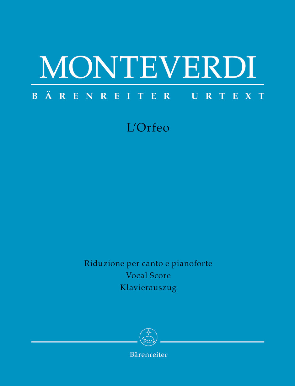 Monteverdi L'Orfeo (Vocal Score)