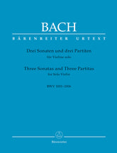 Bach 3 Sonatas and 3 Partitas for Solo Violin BWV 1001-1006