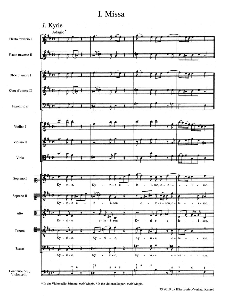 Bach Mass B minor BWV 232 (New revised version) Study Score