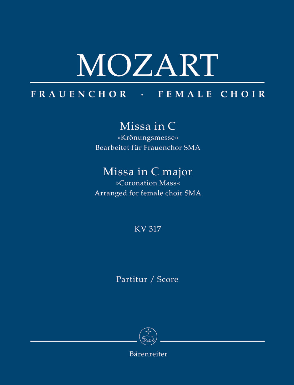 Mozart Missa C major K. 317 "Coronation Mass" (Arranged for female choir (SMA))