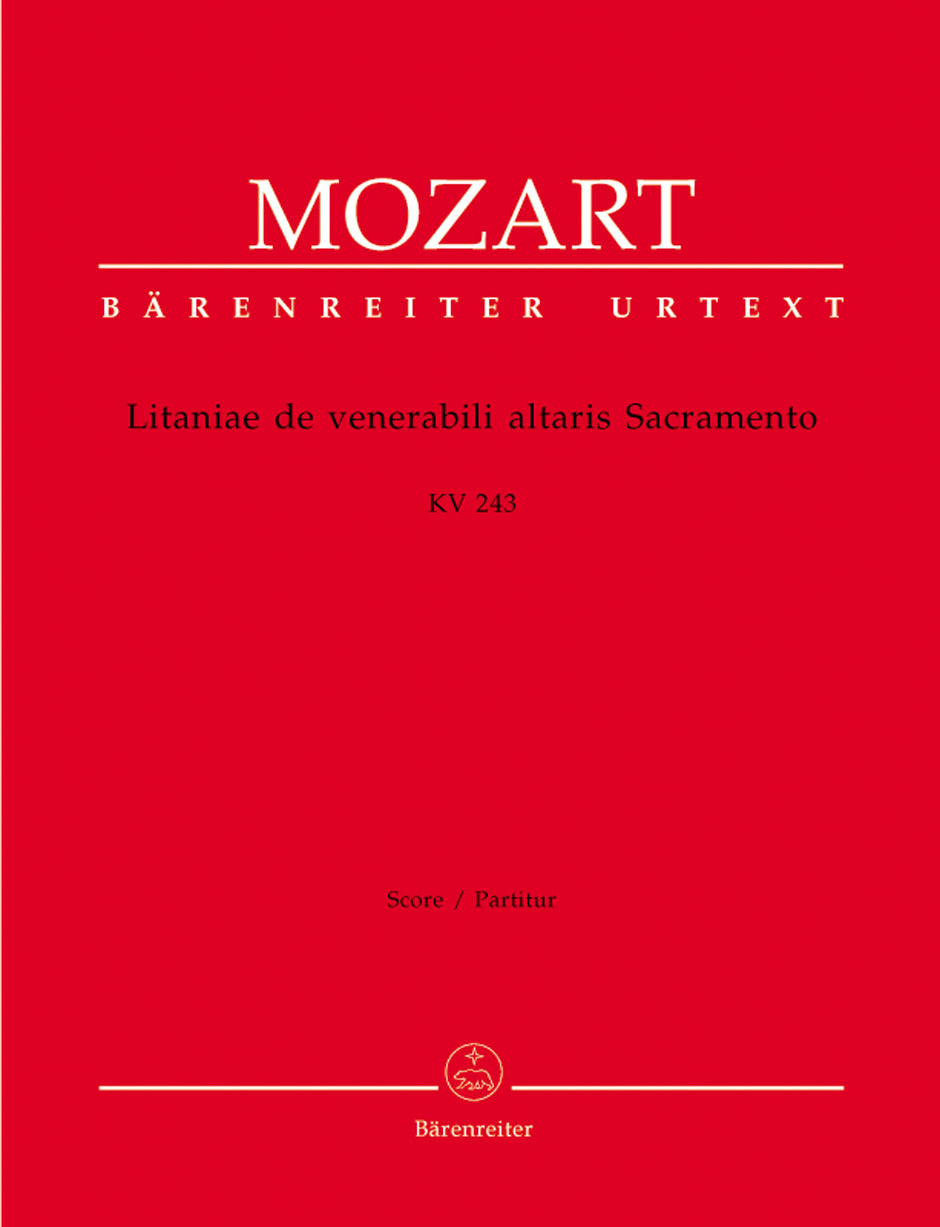 Mozart Litaniae de venerabili altaris Sacramento E-flat major K. 243