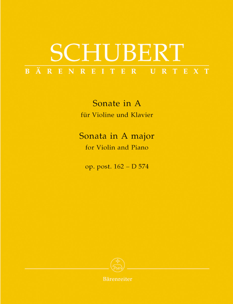 Schubert Sonata for Violin and Piano A major op. post.162 D 574 (Violin Sonata)