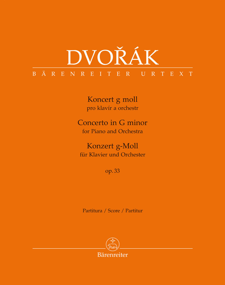 Dvorak Piano Concerto in g-Moll op. 33 B 63