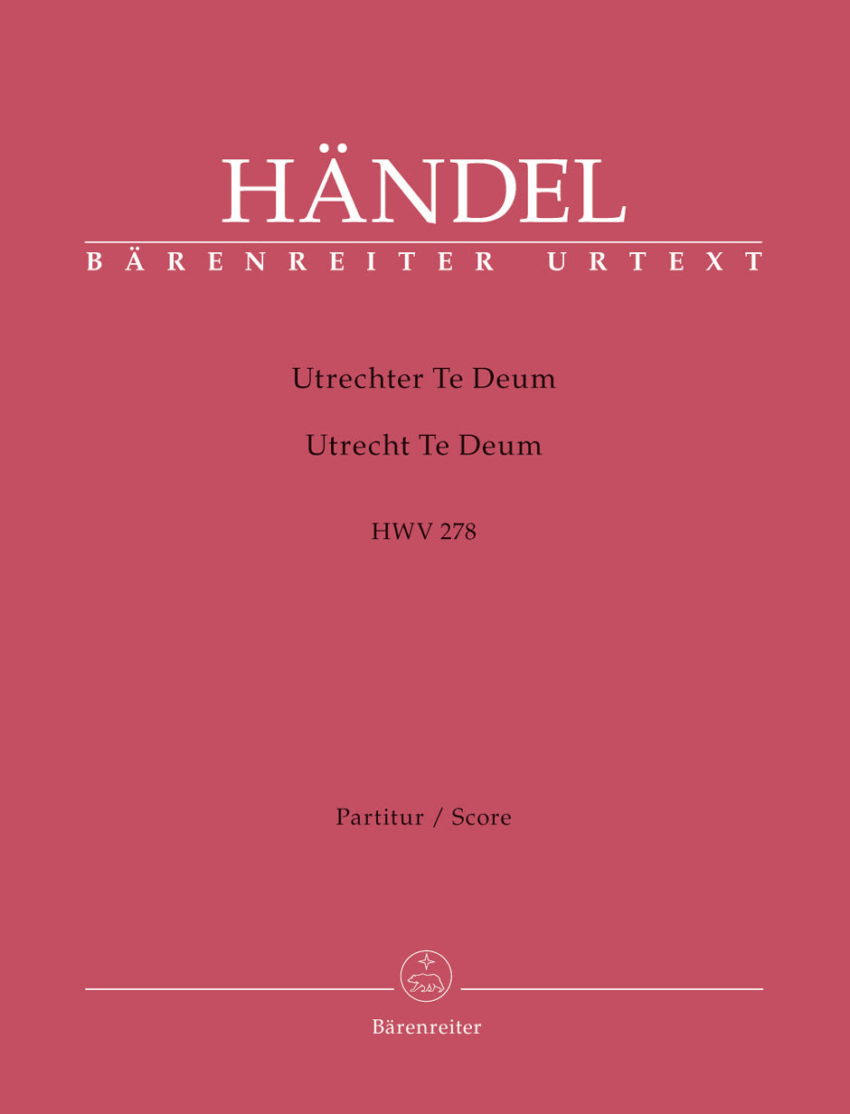 Handel Utrecht Te Deum HWV 278