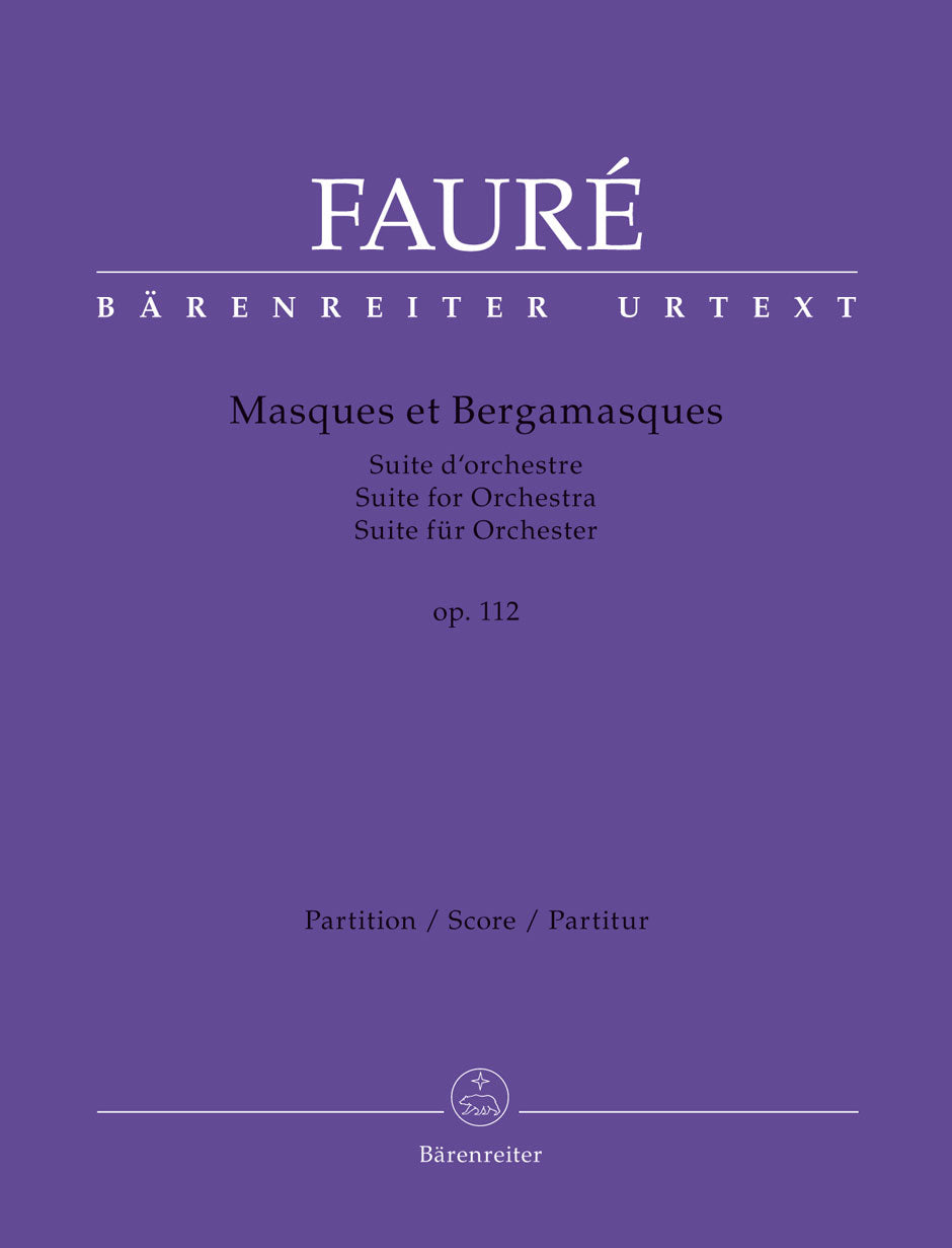 Faure Masques et Bergamasques op. 112 -Suite for Orchestra-