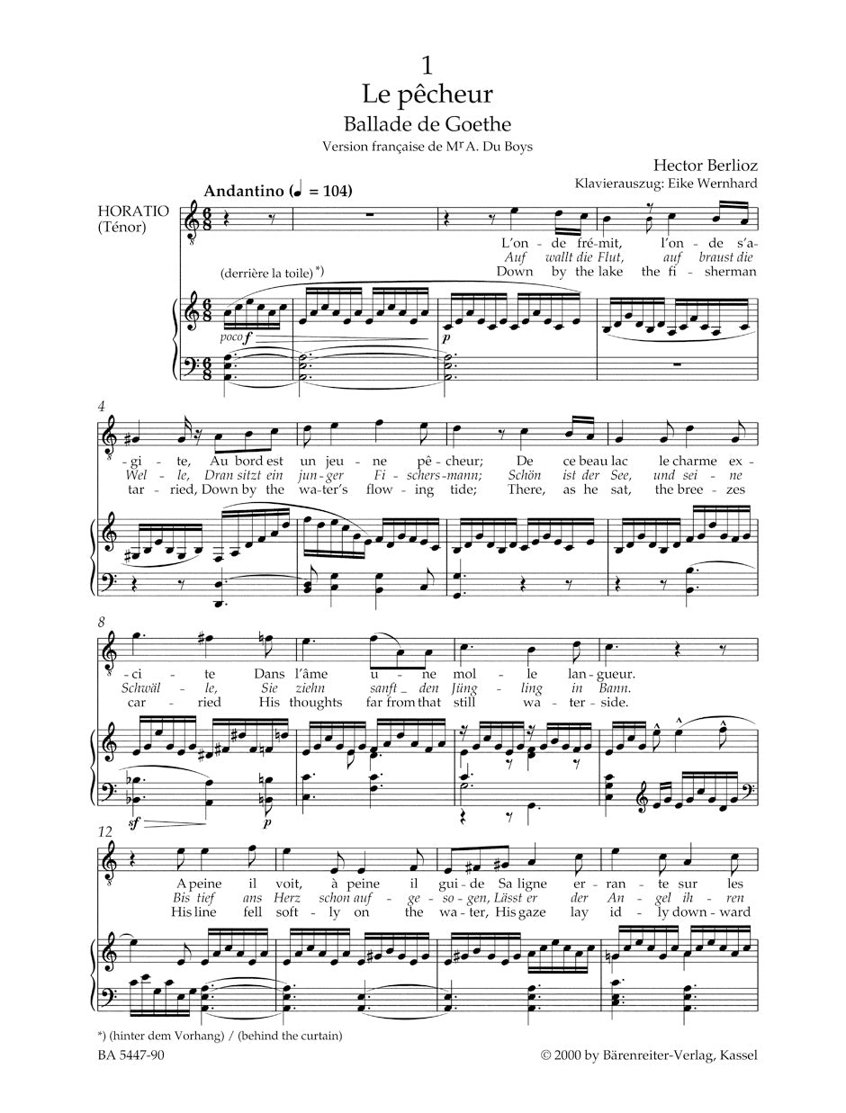 Berlioz Lélio (The Return to Life) Hol. 55 -A Lyric Monodrama-