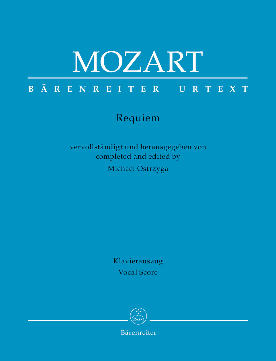 Mozart Requiem completed by Michael Ostrzyga Vocal Score