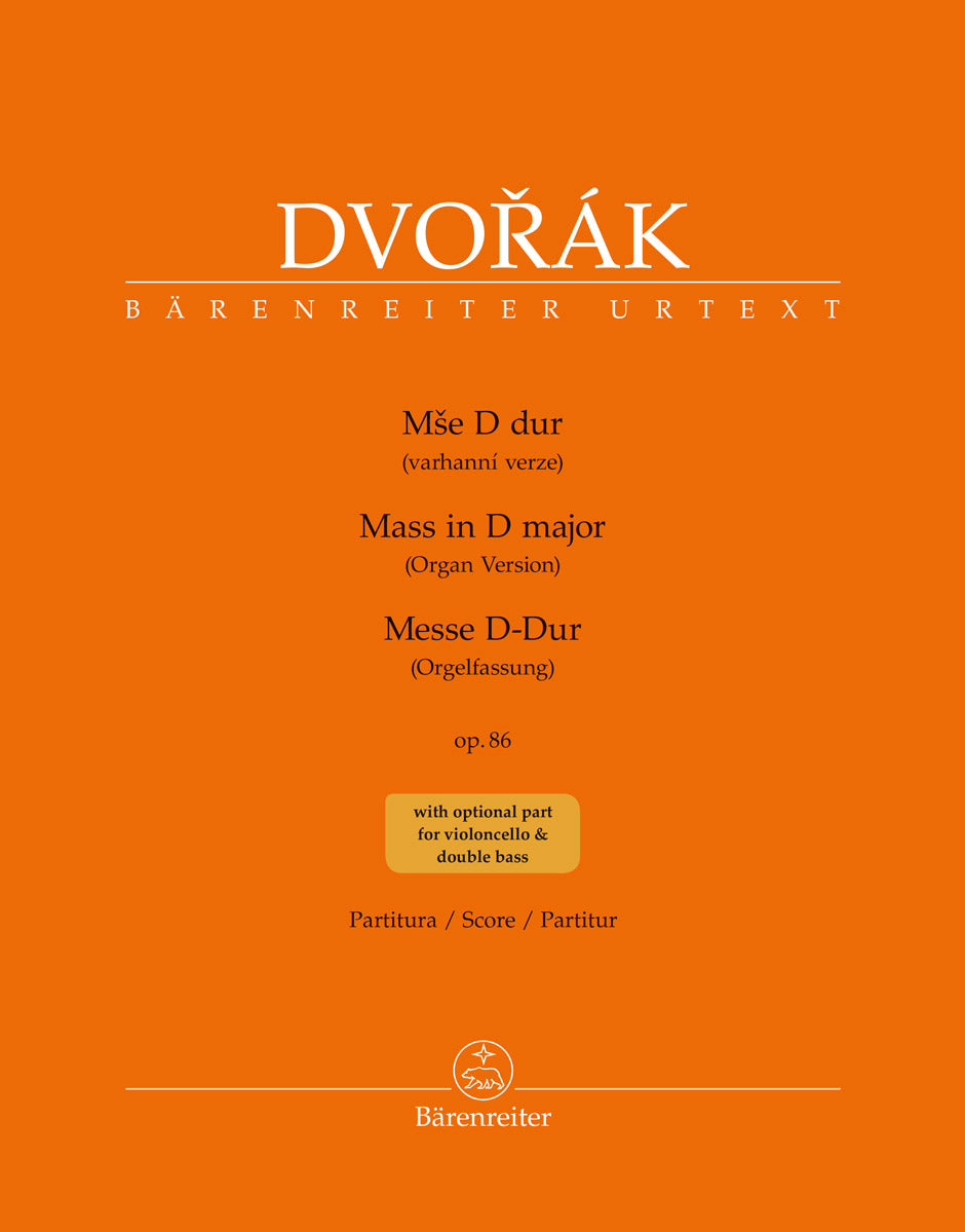 Dvorak Mass in D major op. 86 (Organ version)
