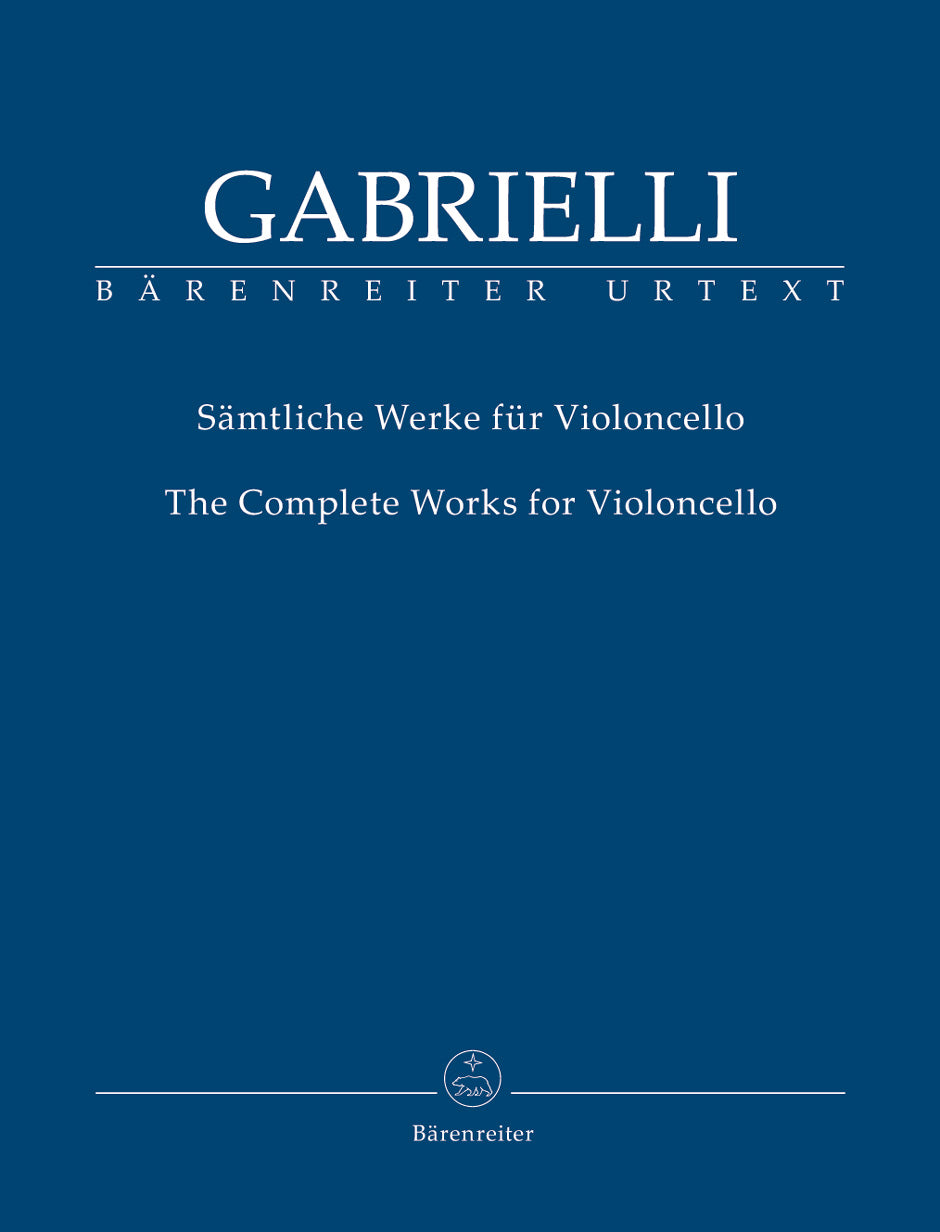 Gabrielli The Complete Works for Violoncello