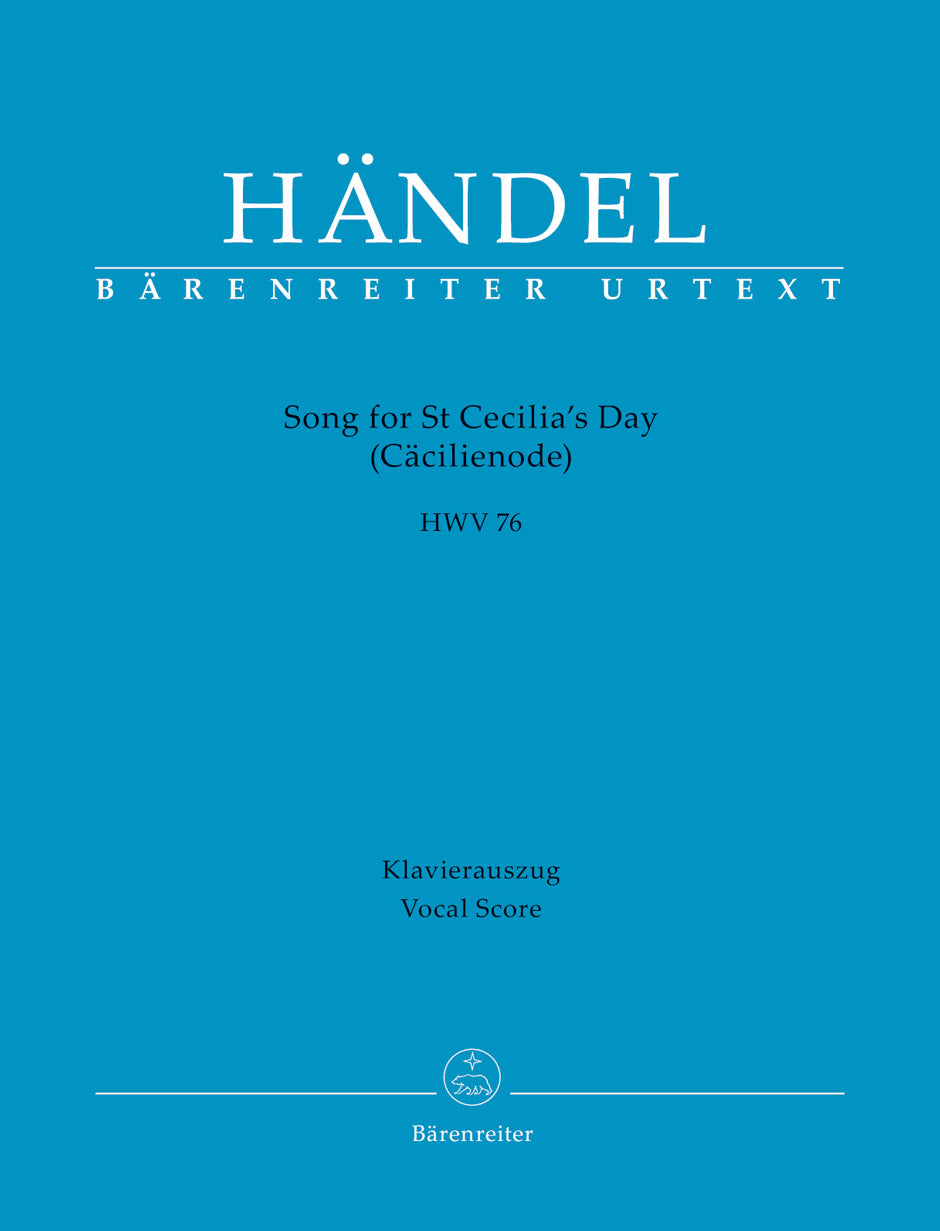 Handel Song for St Cecilia's Day HWV 76