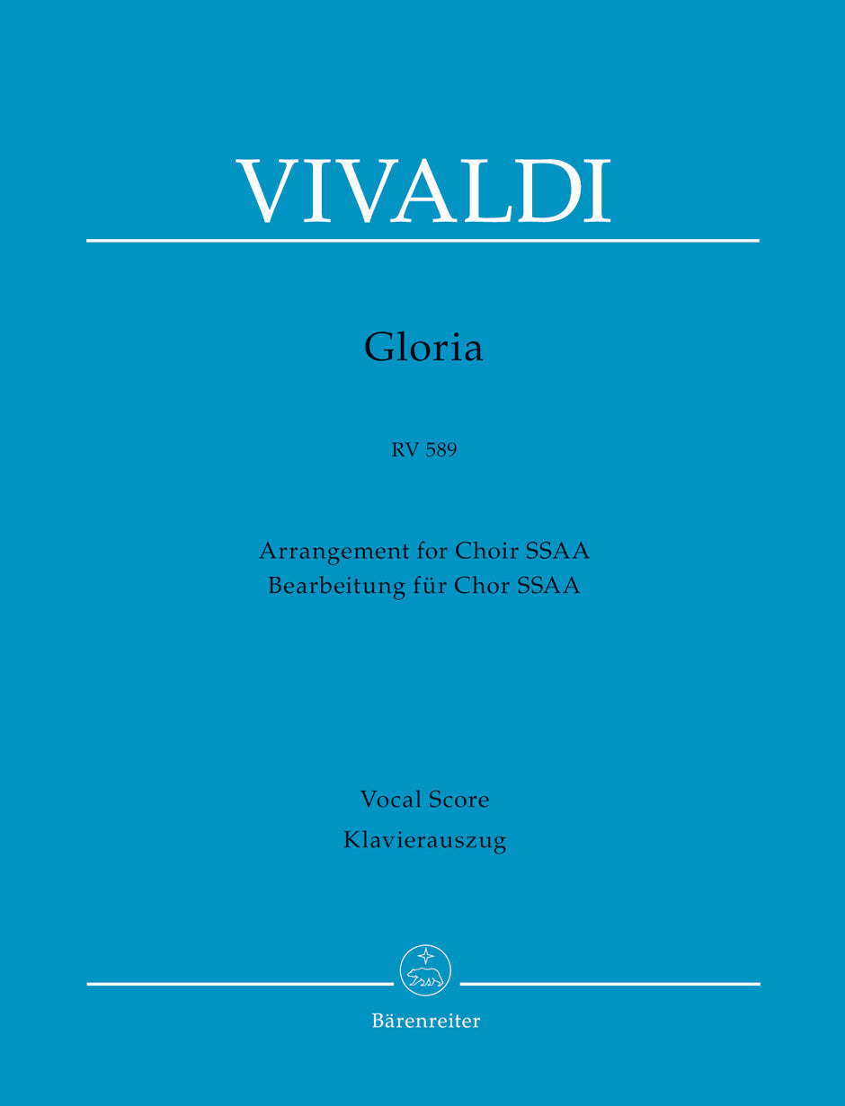 Vivaldi Gloria RV 589 (Arrangement for Choir SSAA)