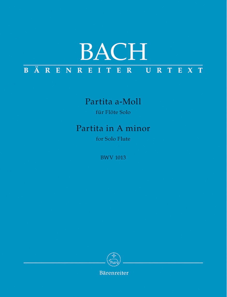 Bach Partita for Flute Solo A mior BWV 1013